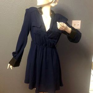 Akira Chicago Tunic Leather Large Navy